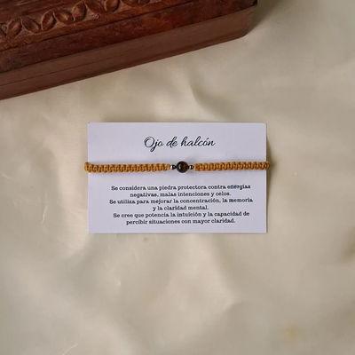 Pulsera Esferas Ojo De Halcón 