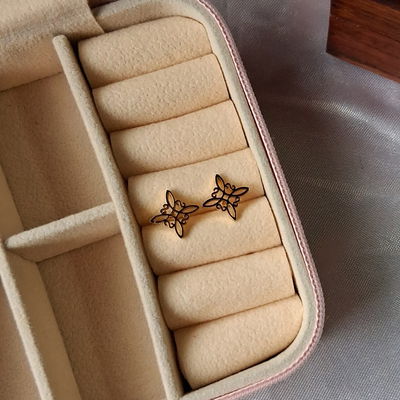 Aros Nudo De Bruja Dorados 