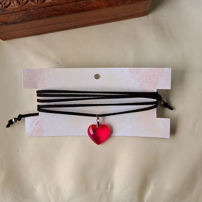 Lazo Corazón Fucsia 