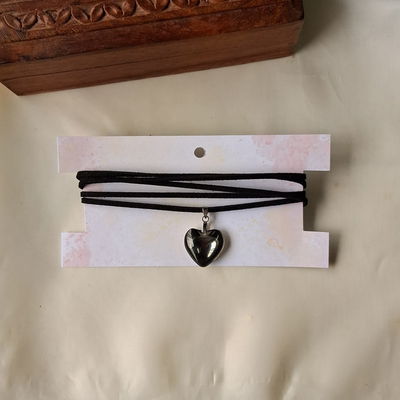 Lazo Corazón Negro 