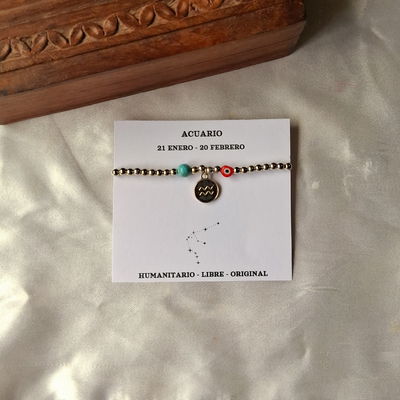 Pulsera Acuario - Turquesa 