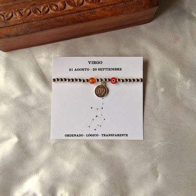 Pulsera Virgo - Cornalina 
