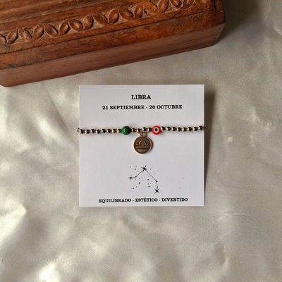 Pulsera Libra - Malaquita 