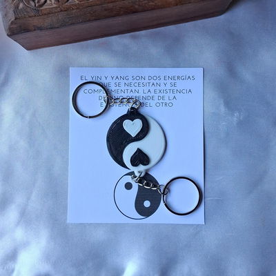 Llaveros Yin Yang 