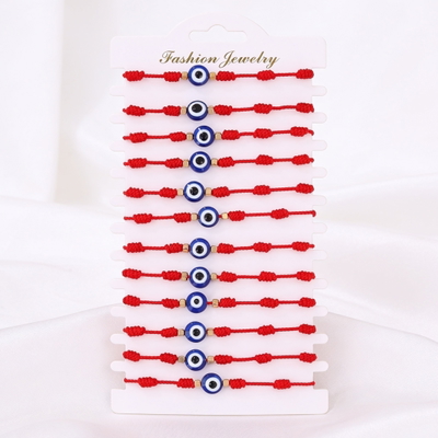 Set Pulseras 7 Nudos Ojo Turco 
