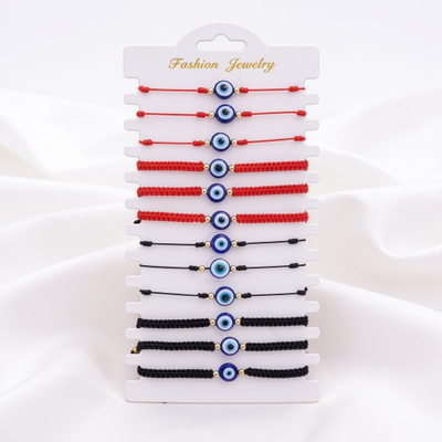 Set Pulseras Ojo Turco/ 7 Nudos