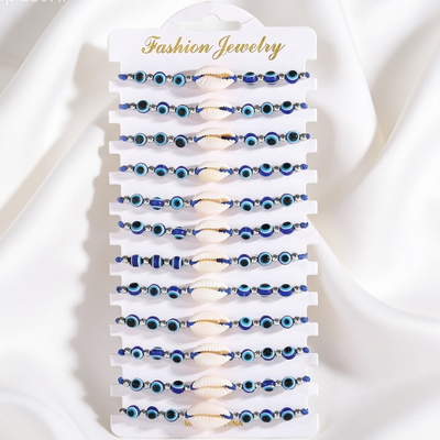 Pulseras/Tobilleras Caracoles Ojos 