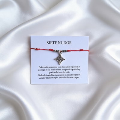 Pulseras 7 Nudos Nudo De Bruja 