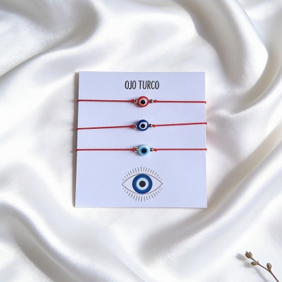 Pulseras Ojo Turco X3