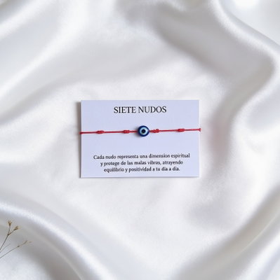 Pulseras 7 Nudos Ojo Turco 