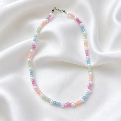 Chocker Perlas Pastel