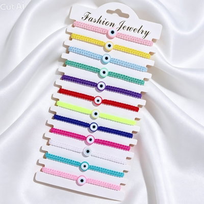 Set Pulseras Ojo Turco Fimo