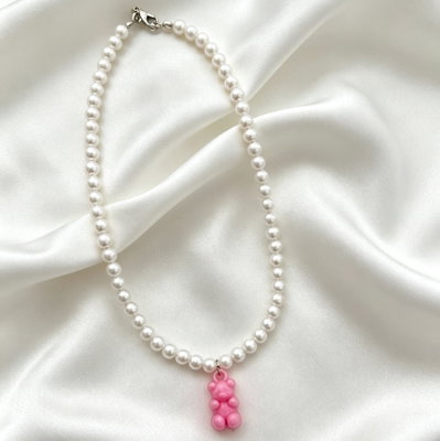 Chocker Perlas Osito