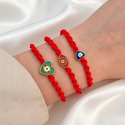 Pulseras Ojos Esmaltados 