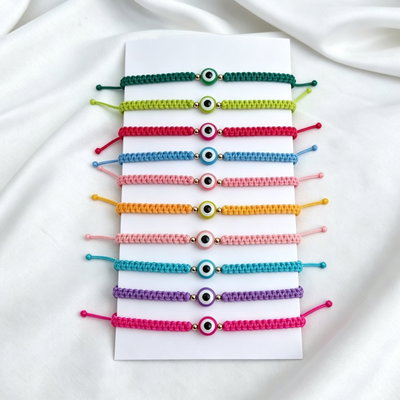 Set Pulseras Ojo Turco Colores