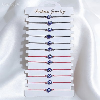 Set Pulseras Ojo Turco 