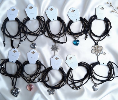 Combo X10 Collares De Gamuza 