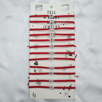 Combo X12 Pulseras Signos Zodiacales 