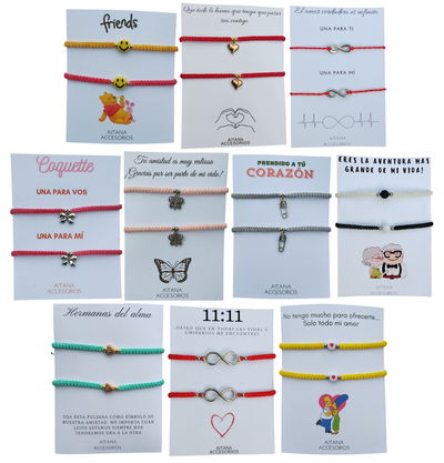 Combo X10 Pulseras Para Compartir 