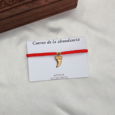 Pulsera Cuerno Dorado 