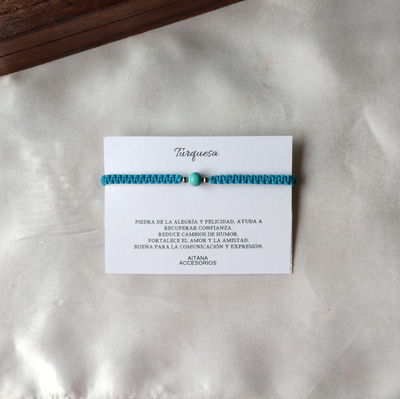Pulsera Esferas Turquesa 