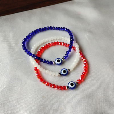 Pulseras Ojo Turco Elasticas 