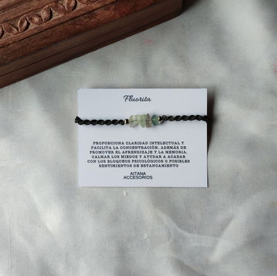 Pulsera Escallas Fluorita 