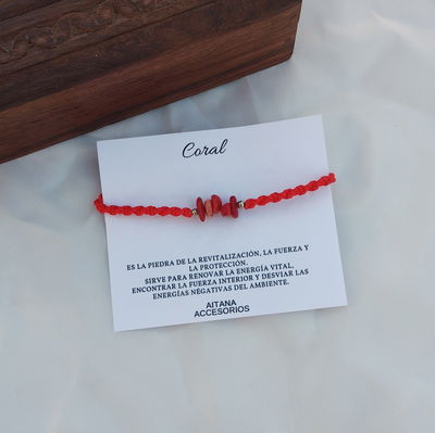Pulsera Escallas Coral