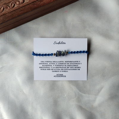Pulsera Escallas Sodalita 