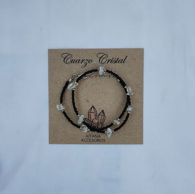Collares Escallas Cuarzo Cristal 