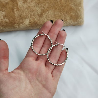 Argollas Torzadas 