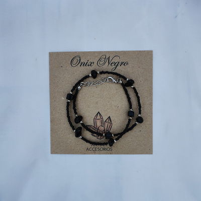 Collares Escallas Onix Negro 