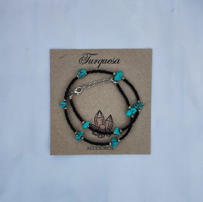 Collares Escallas Turquesa 