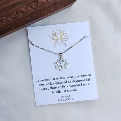 Cadena Flor De Loto 