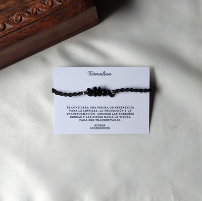 Pulsera Escallas Turmalina