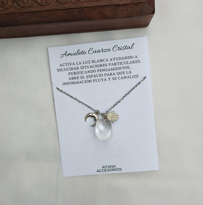 Amuleto Cuarzo Cristal 