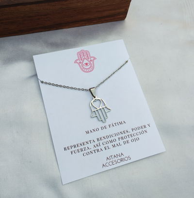 Cadena Mano De Fátima 