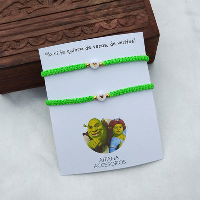 Pulseras Shrek 