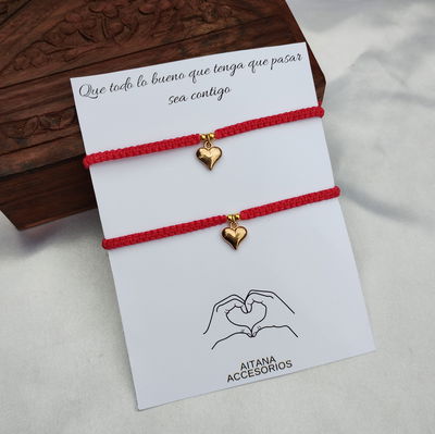 Pulseras Corazones 