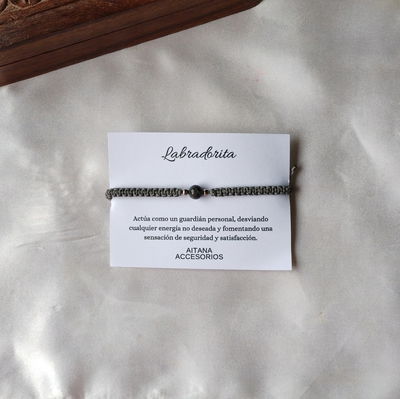 Pulsera Esferas Labradorita