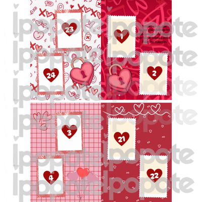 PDF imprimible album san valentin