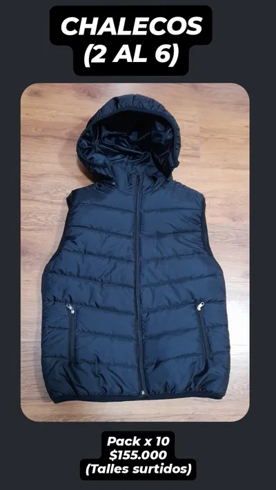 pack de chalecos de hombre 