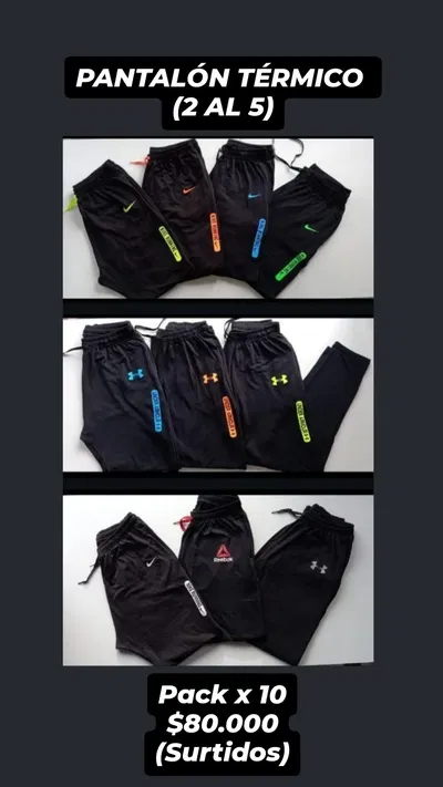 pack joggins térmicos 