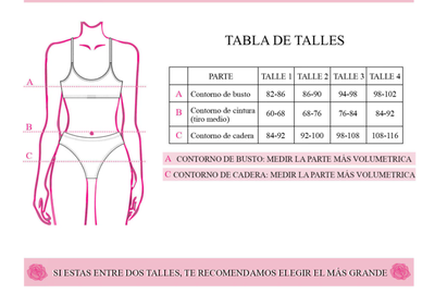 Bikini Esme Negra texturada