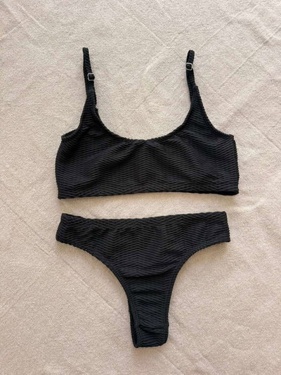 Bikini Esme Negra texturada
