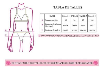 Bikini Ana Negro c blanco