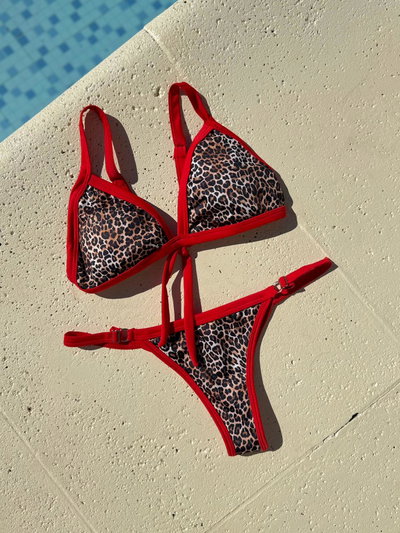 Bikini Rufina Print c Rojo