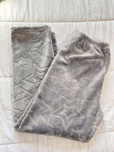 Pantalon Polar Gris Estrellas