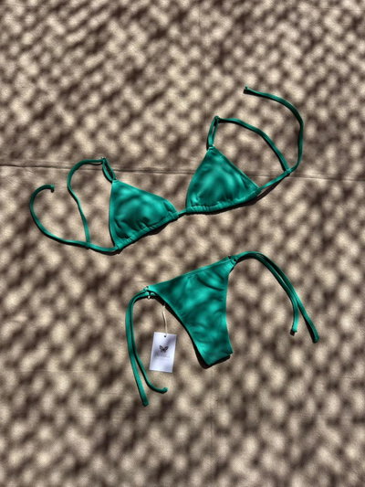 Bikini Luna Texturada Verde