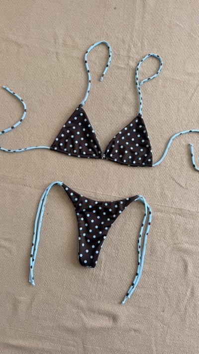 Bikini Reversible Andorra Celeste 